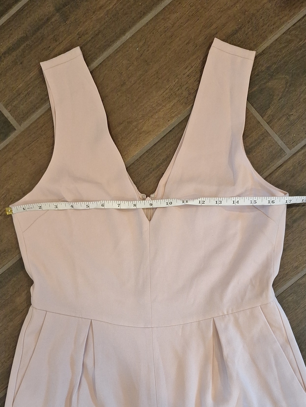 Aritzia Babaton Marcus Jumpsuit Pale Pink Camille Sleeveless Wide Leg Cropped 10 - Picture 3 of 11